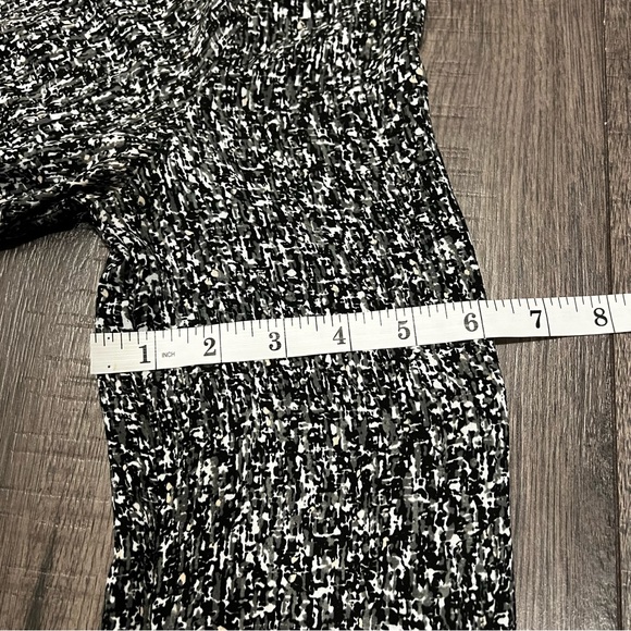 Metaphor Black and White Speckled Dress Shirt Blouse - Picture 10 of 12